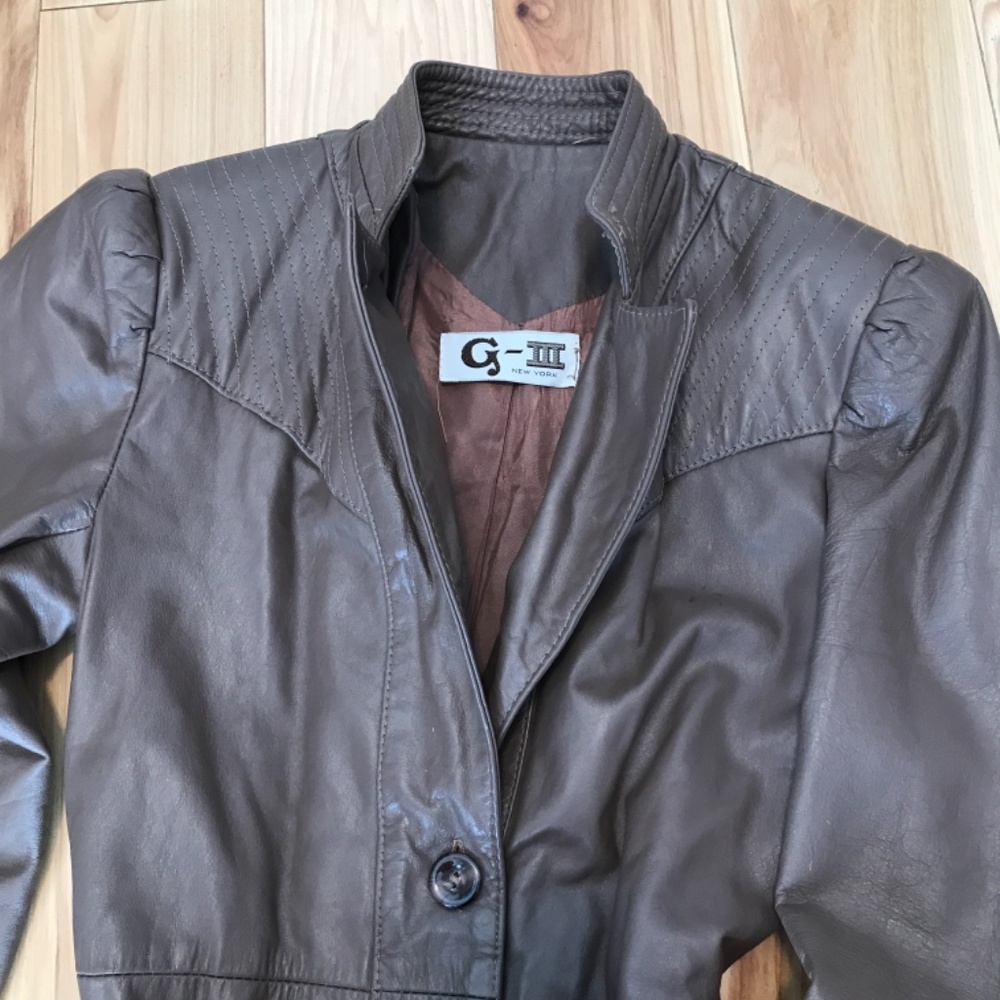 Full Length Leather Coat